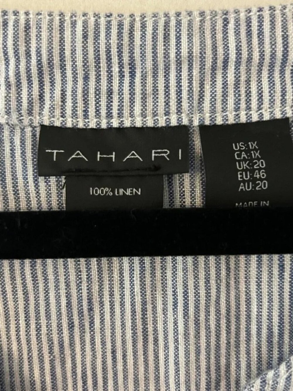 Tahari 100% linen dress - Picture 3 of 5